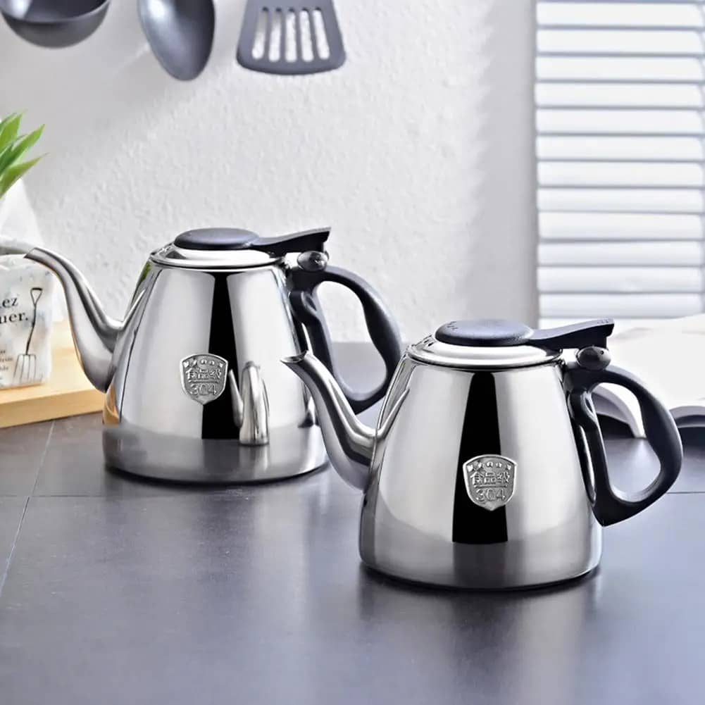 Stainless Steel Kettle Induction Cooker & Camping Set Tree & Shadow